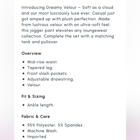 Velour set - Picture 3 of 3